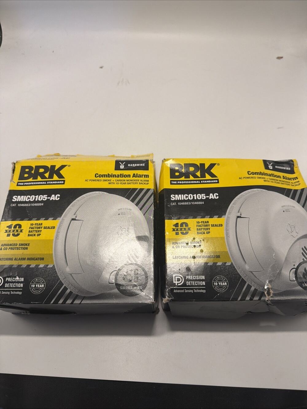BRK Combination Smoke & Carbon Monoxide Detector SMIC0105-AC New K Box Damaged-2